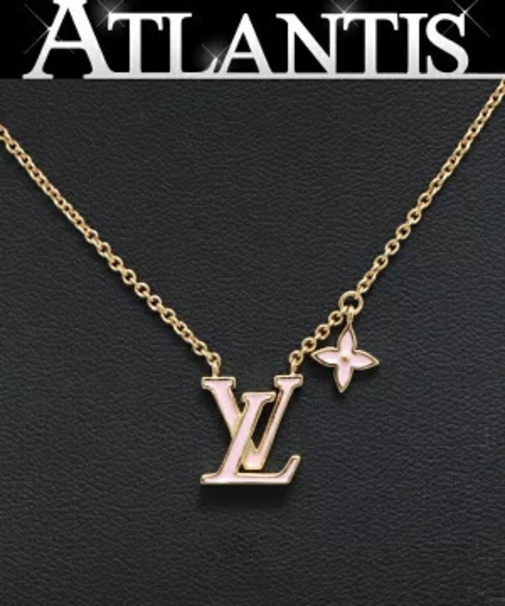 Louis Vuitton Collier LV Iconic Necklace Enamel Pink Gold